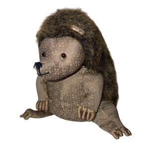 Dora Designs Bertie Bristles Hedgehog - Weighted Plush Door Stop 10"